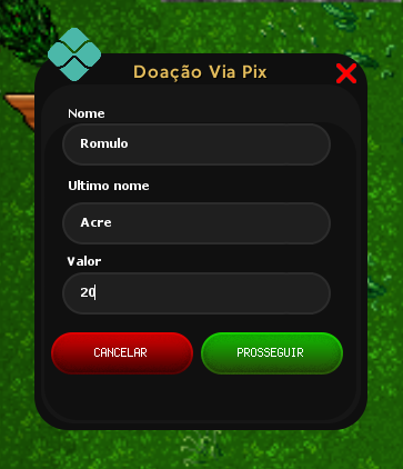 Dados da Doação