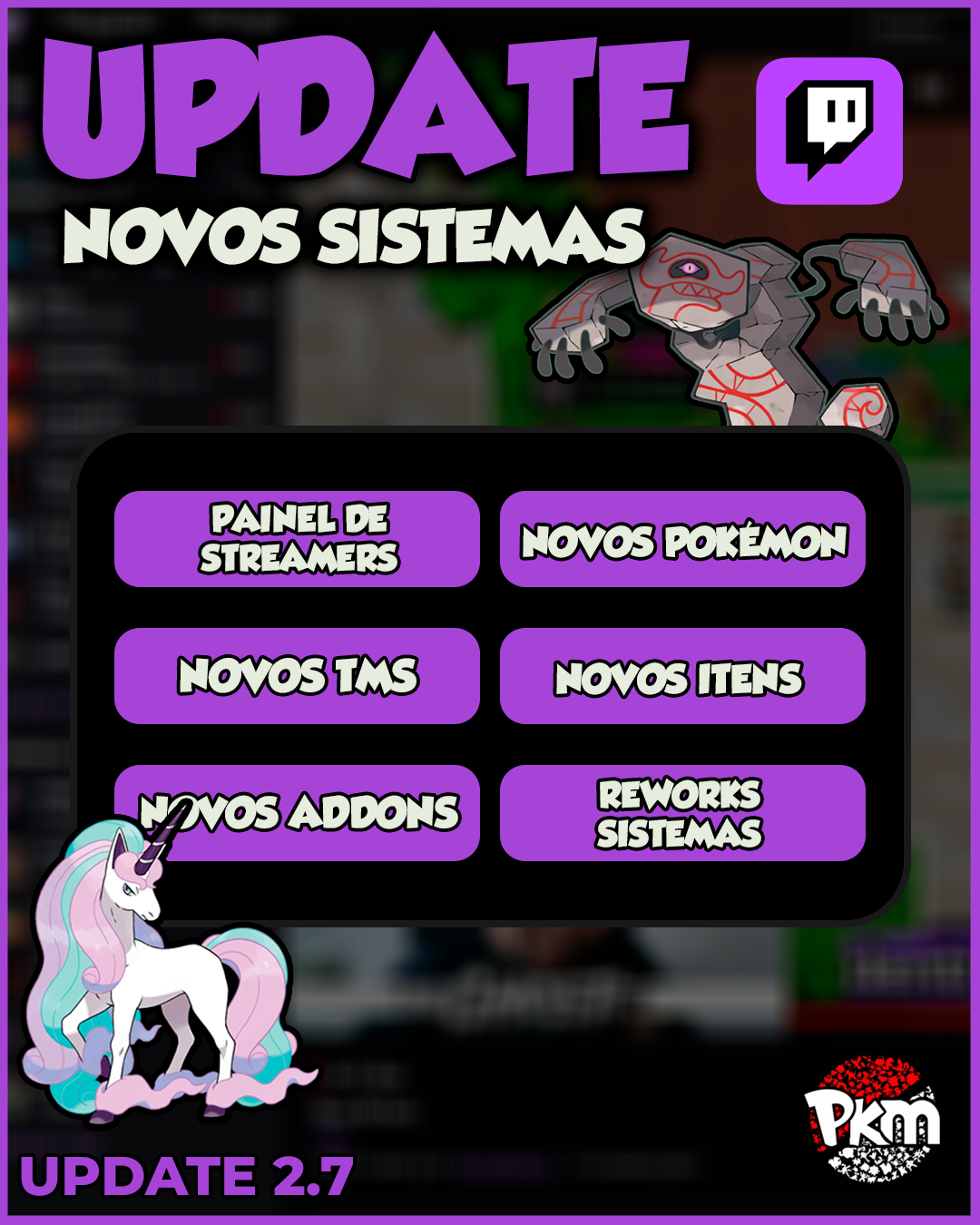 Update 2.7 - Novos Sistemas & Conteúdos